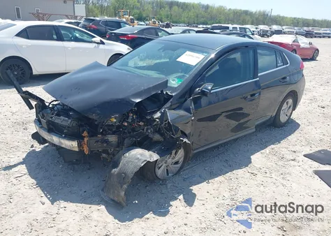 2017 Hyundai Ioniq Hybrid Sel из США, поврежденный, VIN KMHC75LC2HU036476